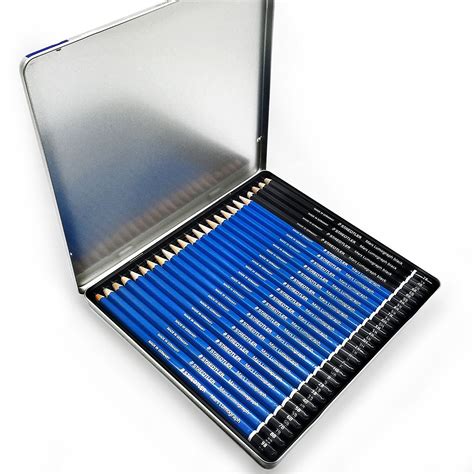 staedler metal box 24 pencils|staedtler pencils office.